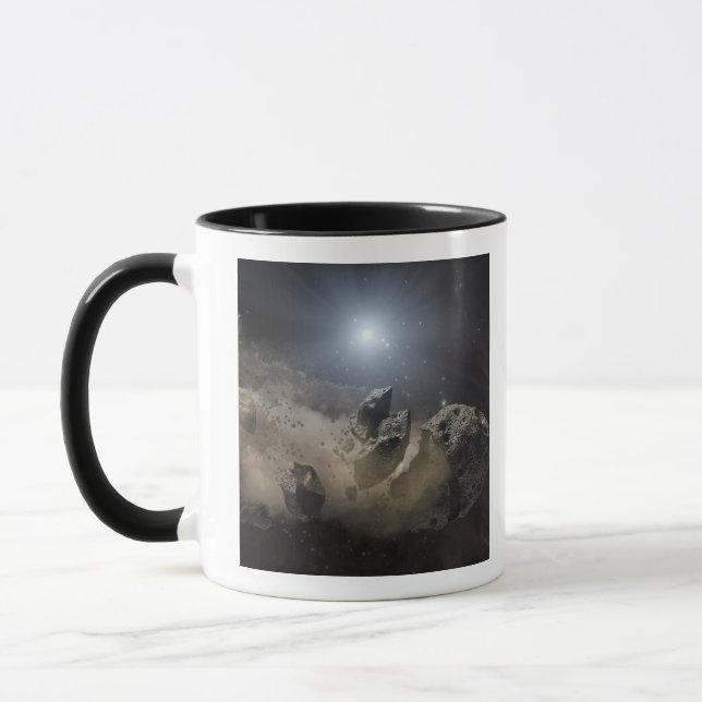 A white dwarf star mug (Left)