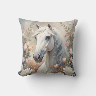 A White Horse  Cushion