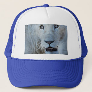 A White Lion in South Africa Trucker Hat