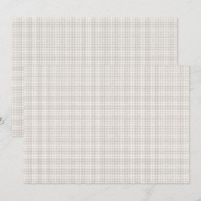 A white shape optimised in design, showcasing clea thank you card (Front/Back)
