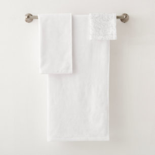 A white sleeve with a subtle texture, likely part bath towel set