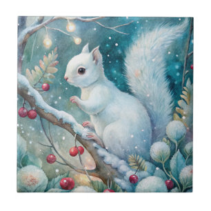 A White Squirrel Tile
