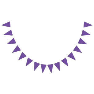 A white wrapping paper with a repeating pattern of bunting 