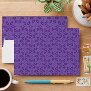 A white wrapping paper with a repeating pattern of envelope
