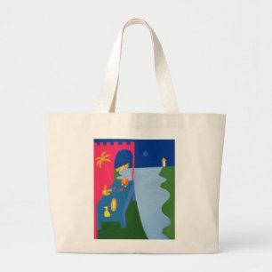 A Whole Life in that Beautiful Mountain 1996 Large Tote Bag