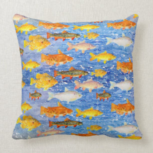 A Whole Lot of Fish in the Sea Cushion