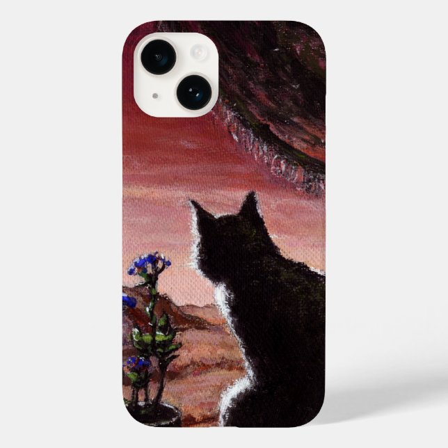 A Whole New World - Sci-Fi - Cat on Mars Case-Mate iPhone Case (Back)