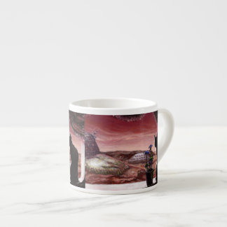 A Whole New World - Sci-Fi - Cat on Mars Espresso Cup