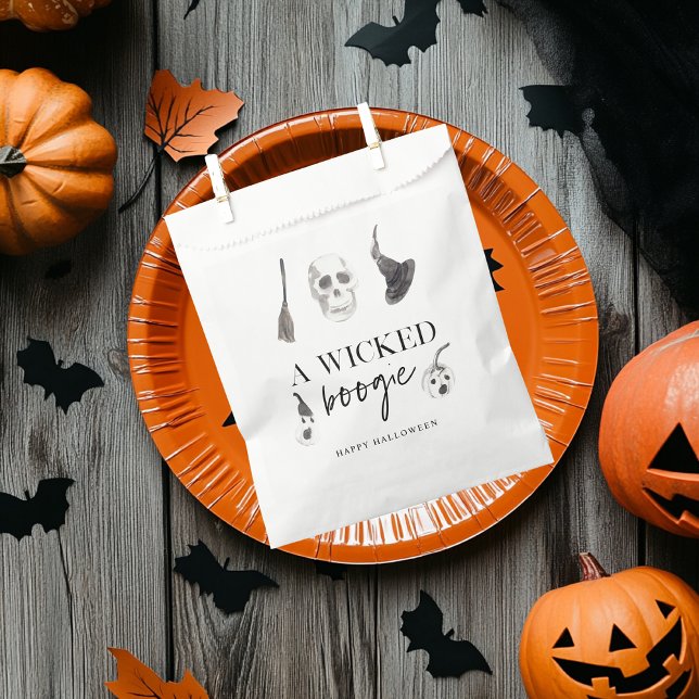 A Wicked Boogie | Happy Halloween Favour Bags (Creator Uploaded)