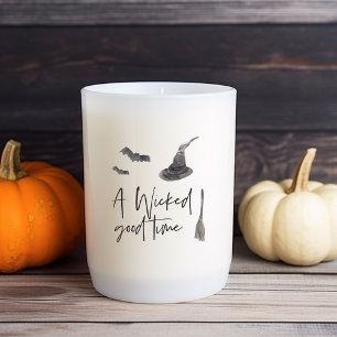 A Wicked Good Time   Happy Halloween Square Sticker