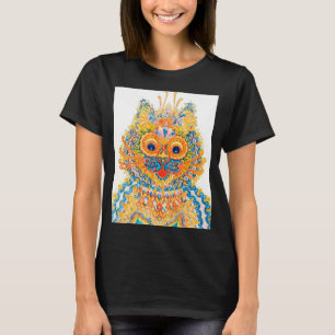 A Wide Eyed Cat, Louis Wain T-Shirt
