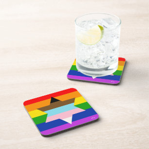 A Wider Bridge Flag coaster