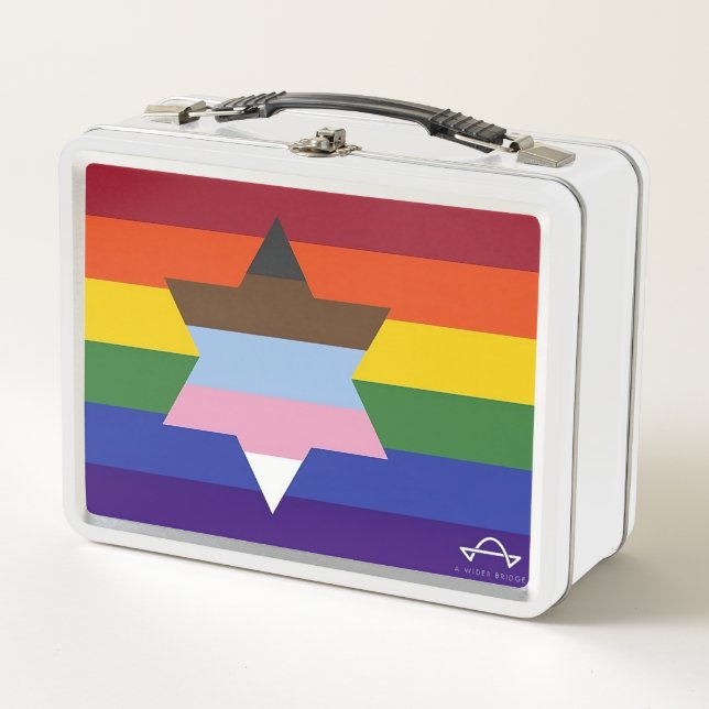 A Wider Bridge Flag Metal Lunchbox (Front)
