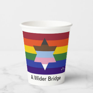 A Wider Bridge Flag Paper Cups
