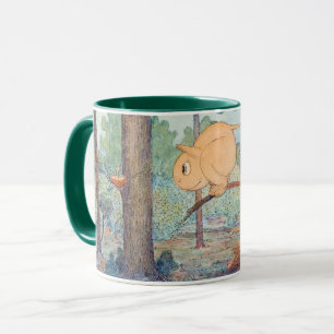 A ‘Wiggle Much’ Creature Looking at a Bird’s Nest Mug