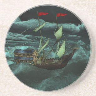 A Wild and Stormy Sea Coaster