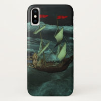 A Wild and Stormy Sea iPhone Case-Mate