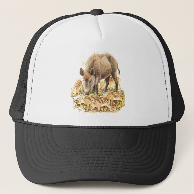 A Wild Boar and Trucker Hat (Front)