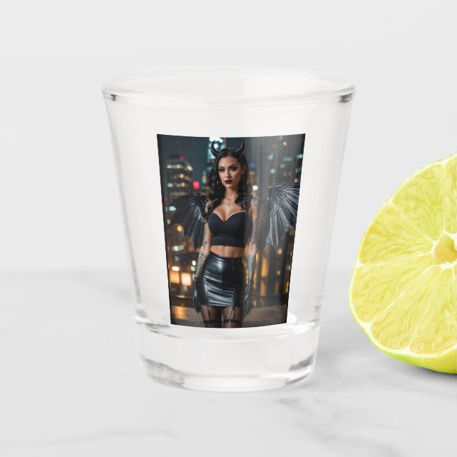 A wild drink shot glass (Front)