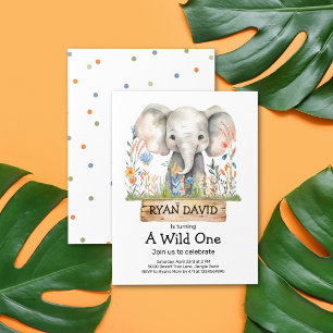 A Wild One Invitation Boys