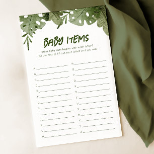 A Wild One Is On The Way Safari Baby Items Game