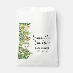 A Wild One Safari Animal Baby Shower Party Favour Bags
