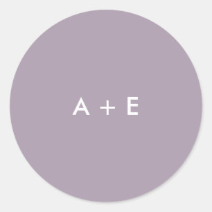 A Wildflower Wedding Classic Round Sticker