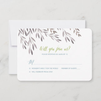 A Wildflower Wedding RSVP for Jerrah