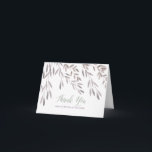 A Wildflower Wedding Thank You<br><div class="desc">Gently waving teams of wildflowers in soft purples,  blues and greys create a charming feel for a rustic or outdoor wedding. See all rest of the matching pieces in this collection. Write to me at mailme@mistyqe.com for other matching pieces or customisation requests.</div>