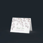 A Wildflower Wedding Thank You<br><div class="desc">Gently waving teams of wildflowers in soft purples,  blues and greys create a charming feel for a rustic or outdoor wedding. See all rest of the matching pieces in this collection. Write to me at mailme@mistyqe.com for other matching pieces or customisation requests.</div>