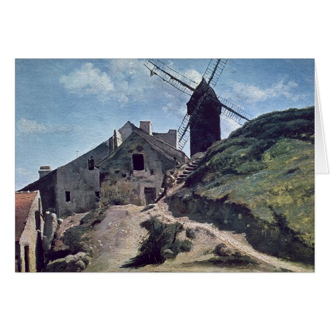 A Windmill at Montmartre, 1840-45 (Front Horizontal)
