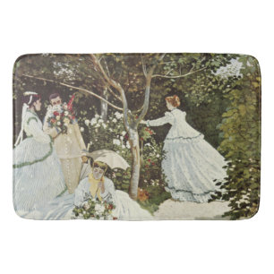 A Windmill at Zaandam Claude Monet      Bath Mat
