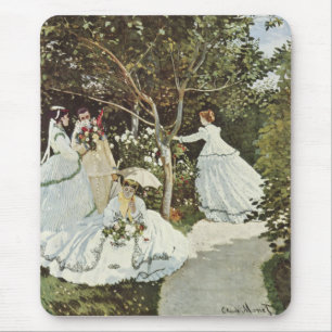 A Windmill at Zaandam Claude Monet Mouse Mat