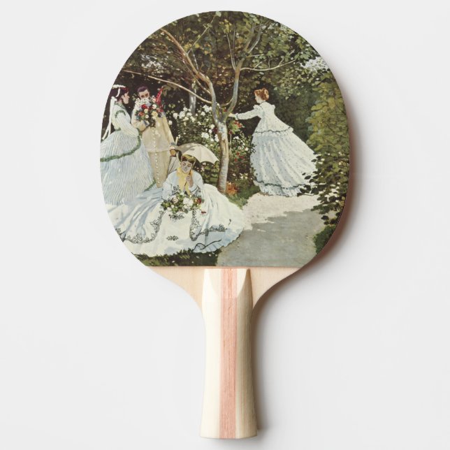 A Windmill at Zaandam Claude Monet      Ping Pong Paddle (Front)