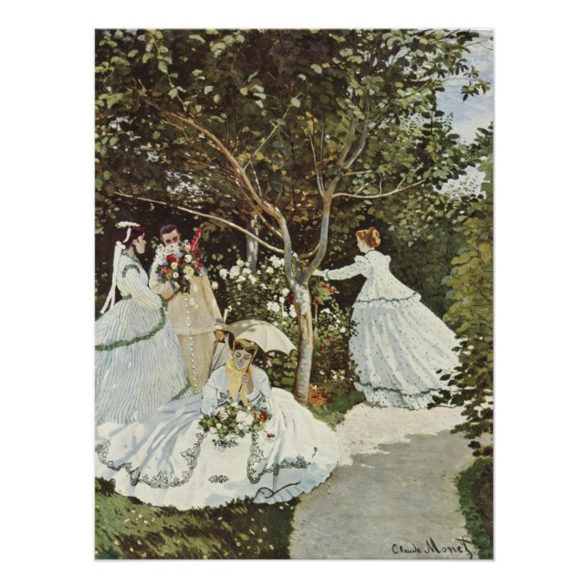 A Windmill at Zaandam Claude Monet    Poster (Front)