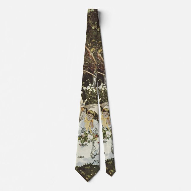 A Windmill at Zaandam Claude Monet      Tie (Front)