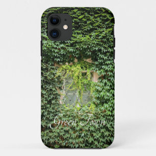 A window in green plants iPhone 11 case