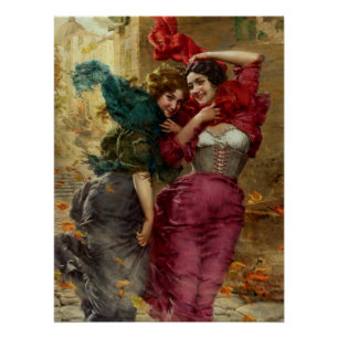 A Windy Day by Gaetano Bellei Poster