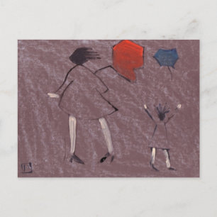 A WINDY DAY POSTCARD