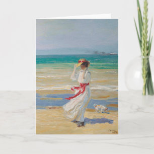 A Windy Day   Sir John Lavery Card