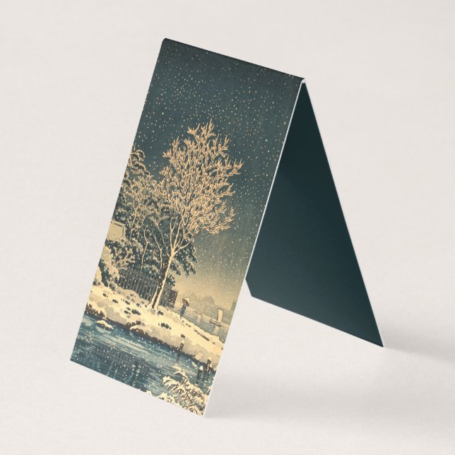 A Winter Day on Sumida River in Japan (Front)