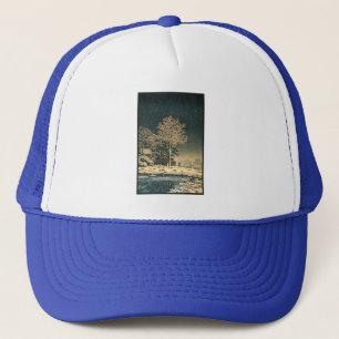 A Winter Day on Sumida River in Japan Trucker Hat