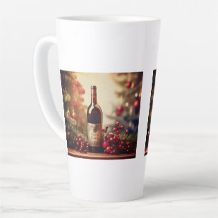 A Winter Holiday Gift of Wine Latte Mug
