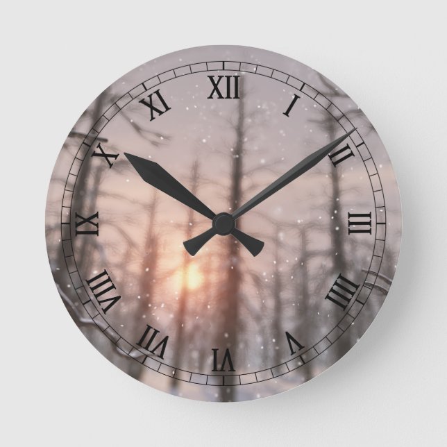 A Winter Night's Dream Clock (Front)