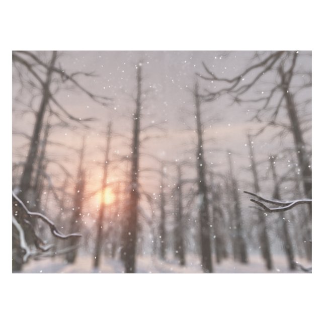 A Winter Night's Dream Tablecloth (Front (Horizontal))