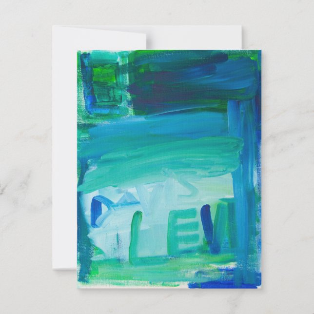 A Winter Scene by Levi Holiday Card (Front)