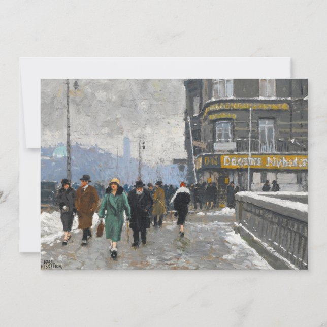 A Winter Street | Paul Fischer (Front)