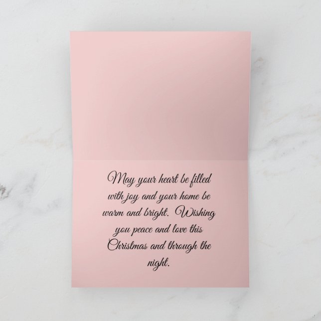 A Winter Wonderland Christmas Card (Inside)