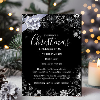 A Winter Wonderland: Join Us for a Festive Christm Holiday Card