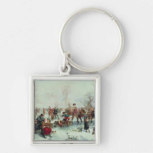 A Winter's Day in St. James's Park Key Ring (Front)
